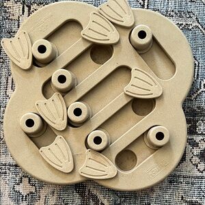 Interactive Tan Dog Puzzle Toy